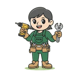 Fixie met gereedschap