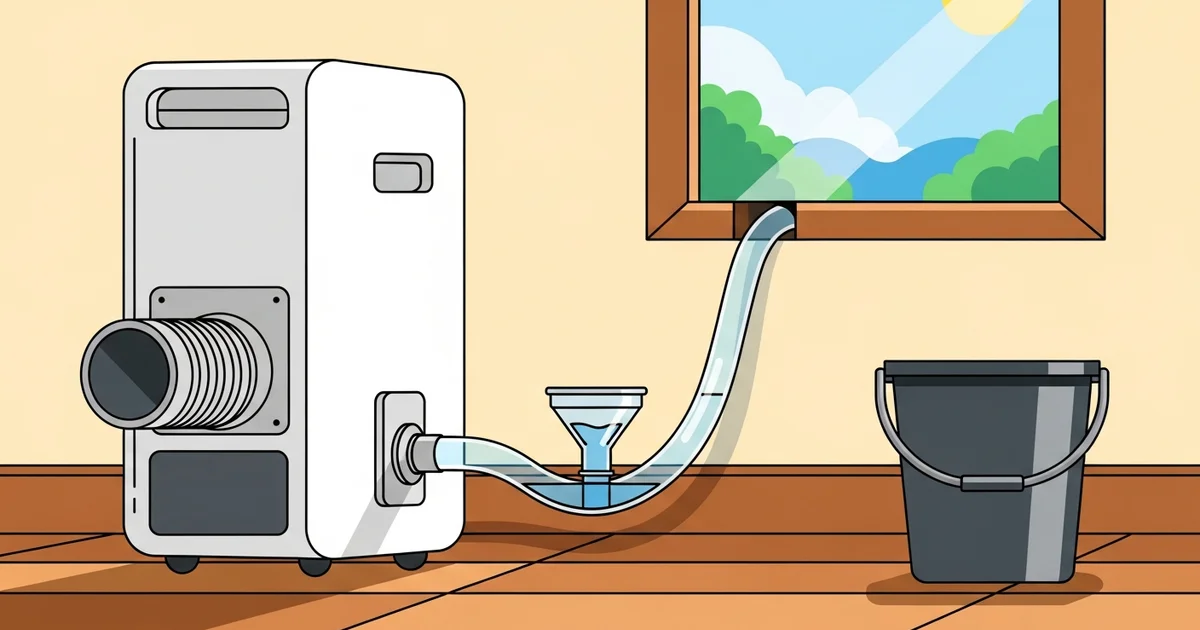 Hoe voer je het condenswater van je airco netjes af?