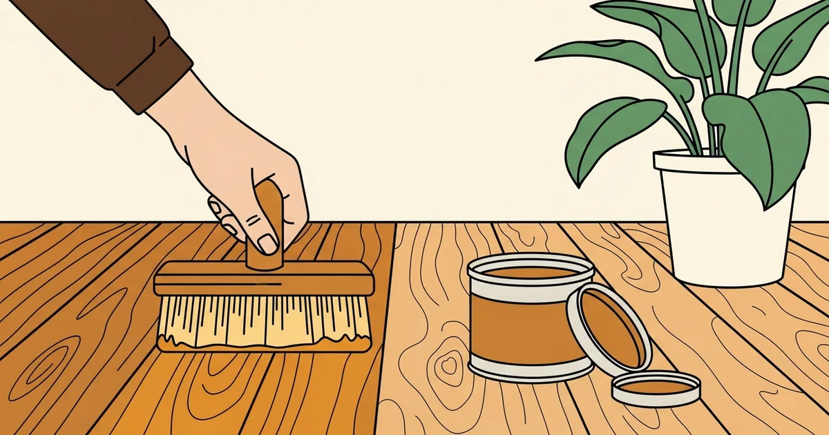 Hoe onderhoud je een houten vloer? Oliën en beschermen