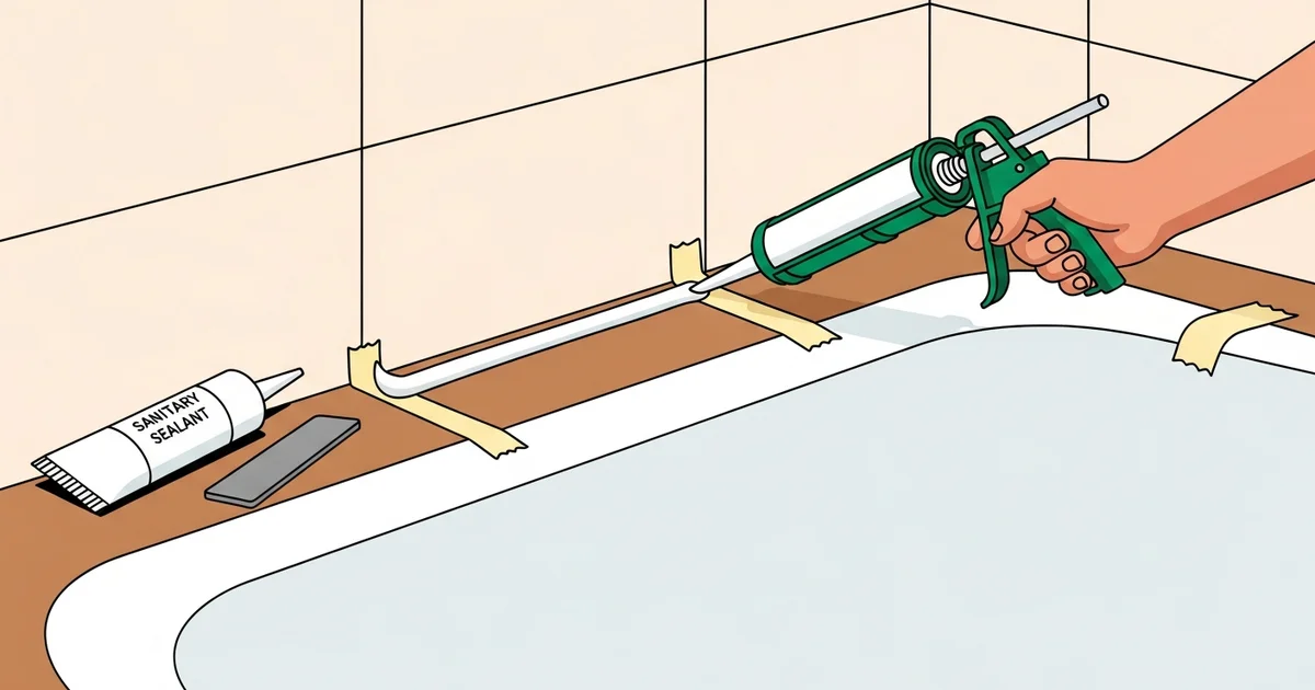 Hoe vervang je kitrand in de badkamer? Oude kit verwijderen en opnieuw kitten