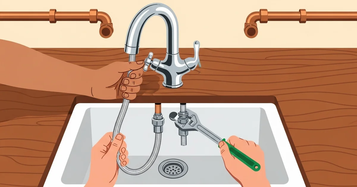 Hoe vervang je een keukenkraan of wastafelkraan? Stap voor stap
