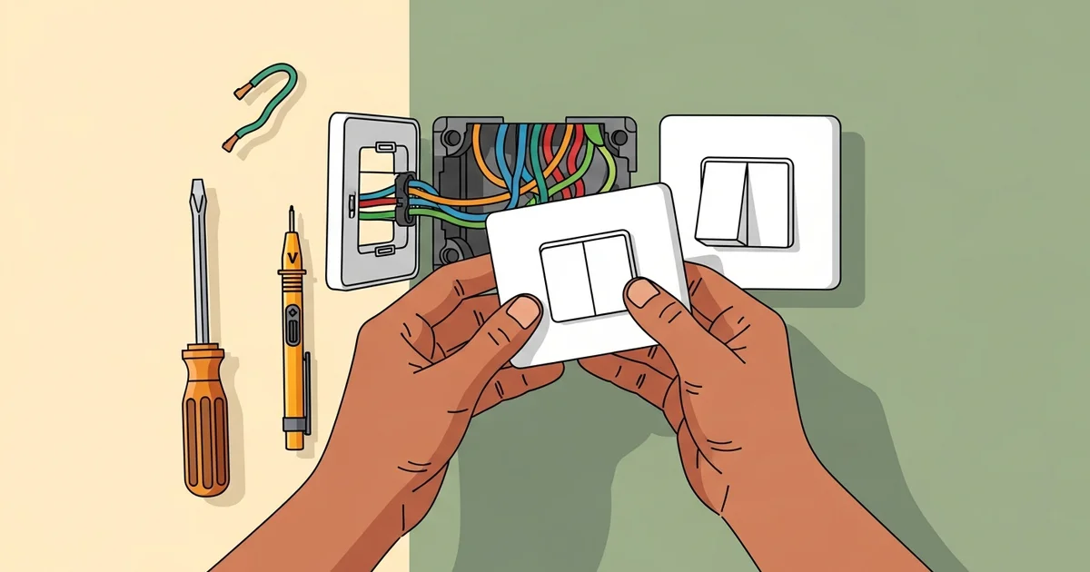 Hoe vervang je een lichtschakelaar? Veilig en eenvoudig