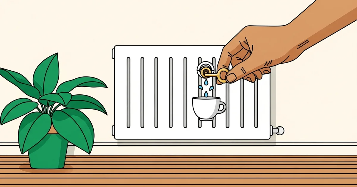 Hoe ontlucht je een radiator? Stap-voor-stap uitleg