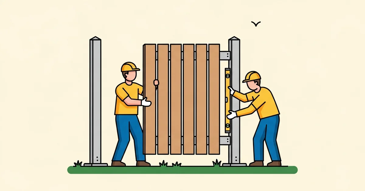 Hoe plaats je een schutting? Van fundering tot paneel