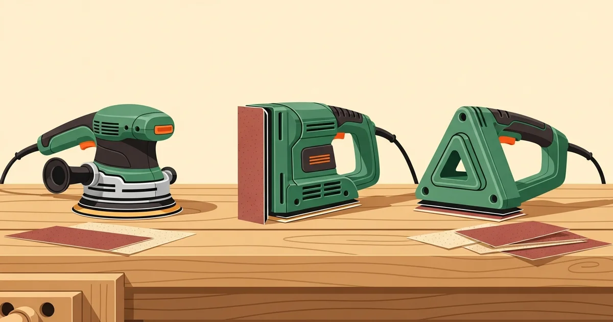 Welke schuurmachine heb je nodig? Vergelijking voor beginners