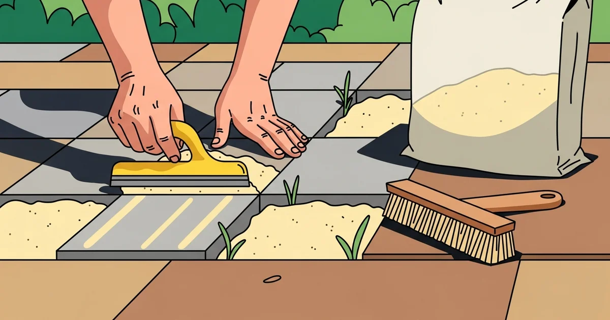 Hoe herstel je terrasvoegen? Voorkom onkruid en scheuren