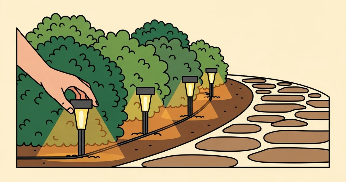 Hoe leg je tuinverlichting aan? Van plan tot sfeer