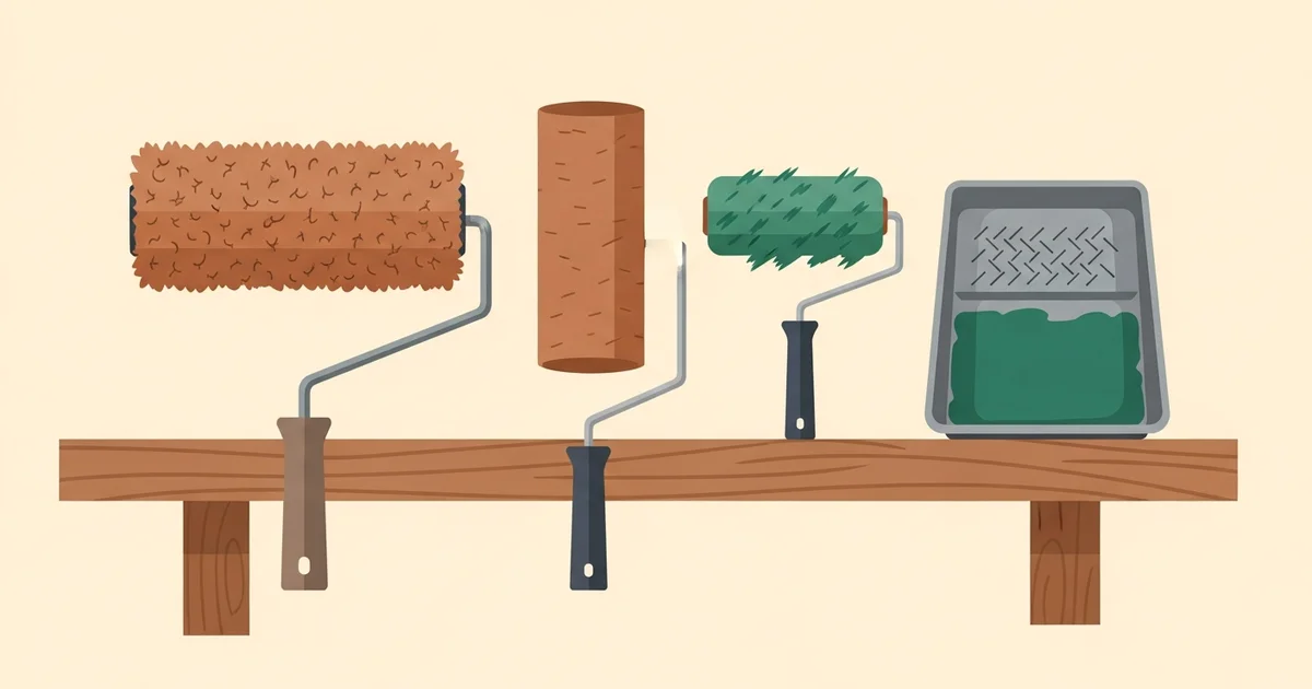Welke verfroller heb je nodig? Schuimrol, vachtrol of lakroller