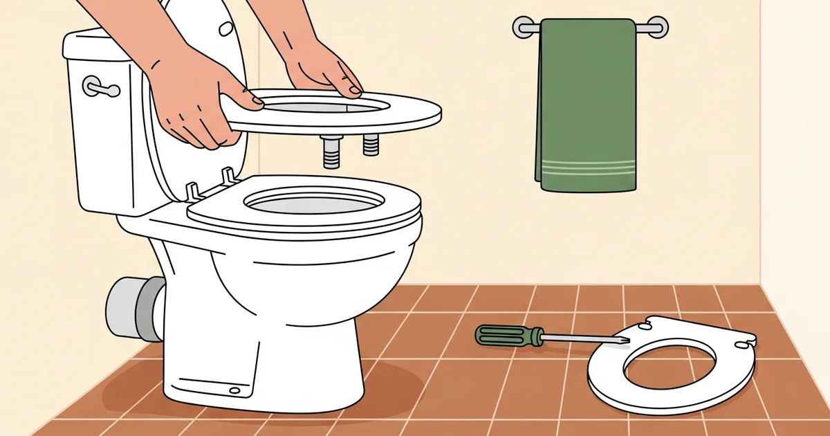 Hoe vervang je een wc-bril? In 10 minuten klaar