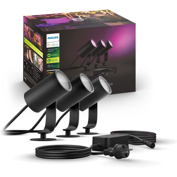 Philips Hue Lily buitenspot (3-pack)